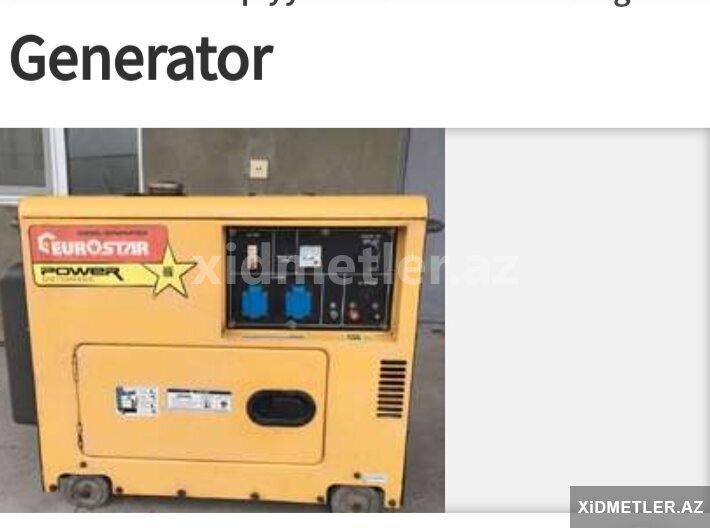 Generator ,Kompresor təmiri