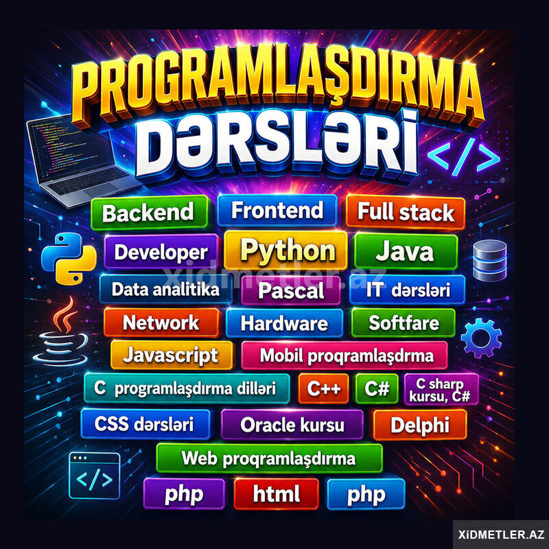 Proqramlaşdırma dərsləri övladının gələcəyin indidən düşün Proqramlaşdırma dərsləri övladının gələcəyin indidən düşün