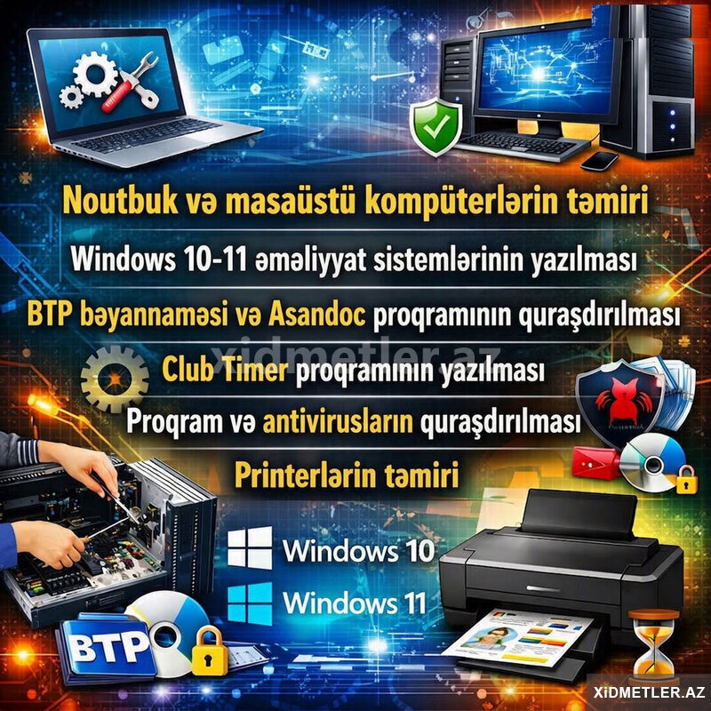 kompüter Proyektor noutbuk printer temiri kompüter Proyektor noutbuk printer temiri