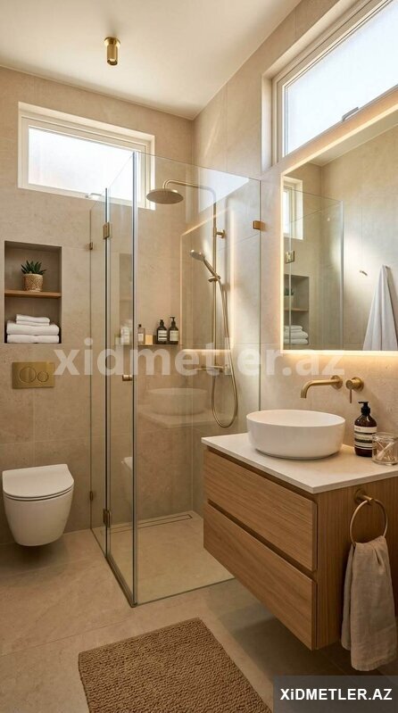 Hamam üçün dizayn və planlama Hamam üçün dizayn və planlama