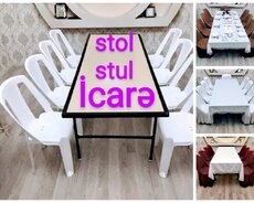 kirayə masalar stol stul və qab qacaq icarəsi