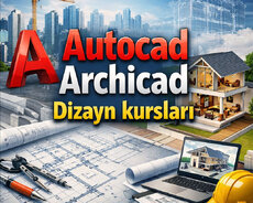 Autocad və Archicad öyrənin, memarlıq dərsləri