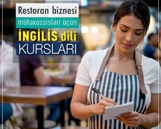 Restoran biznesi mütəxəssisləri üçün İngilis dili kursları
