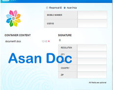 Asandoc quraşdırılması