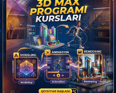 3D Max V-ray ilə Peşəkar Vizualizasiya kursu