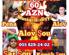 Köpük şou sifarişi