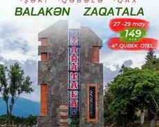 Zaqatala-Balakən turu - 27-29 may (2 gecə3 gün)