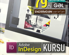 Adobe İnDesign kursuna xüsusi endirim