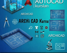Autocad Archicad üzrə peşəkarlar yetişdiririk