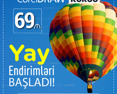 Corel Draw kursuna xüsusi endirim