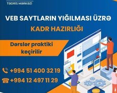 Veb saytların hazırlanması kursu