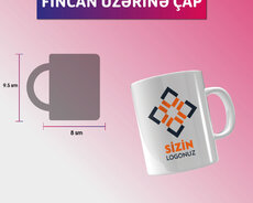 Fincan üzərinə çap