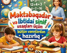 Məktəbəqədər İbtidai Sinif Hazırlığı Az Rus bölmə
