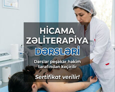 Hicama və zəliterapiya kursları 1 aya yeni peşə qazan