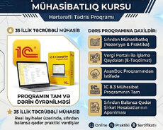 İntensiv mühasibatlıq və 1c kursları Az-rus bölmələr var