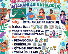 Miq imtahanlarina hazirliq İxtisas pedaqoqika Məntiq Kurikul