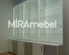 Sifarişlə vitrin mebelləri