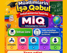 Miq imtahanlarına hazırlıq