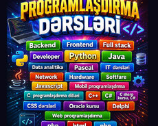 Proqramlaşdırma dərsləri övladının gələcəyin indidən düşün