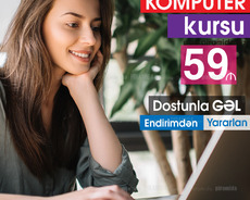 Kompüter kursuna xüsusi endirim