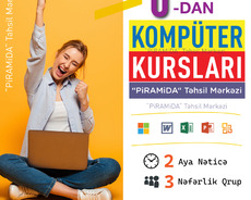 Kompüter kursları - "0"-dan professional səviyyəyə qədər