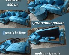 Künc divanlar (açılan+bazalı)