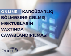 Online kargüzarlıqla bağlı sənədlərin cavablandırılması