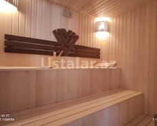 Sauna tikintisi, saunaların yığılması