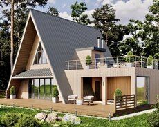 A-frame ev tikinti