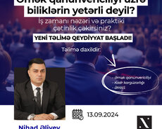 İnsan resursları təlimimizə qeydiyyat başladı