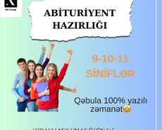 Abituriyent dərsləri üzrə qeydiyyat başlamışdır