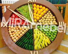 Meyvə-tərəvəz vitrin mebelləri