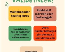 İbtidai sinif şagirdləri və məktəbəqədər şagirdlərə hazırlı