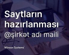 Saytların hazırlanması və korporativ mail xidməti