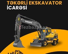 Təkərli ekskavator