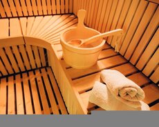 Sauna vedrə qaşıq sauna aksesuarları