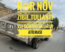 Hər Növ Zibil Və Sökuntulərin Atilmasi