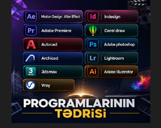 Photoshop Coreldraw Illustrator Indesign kursları