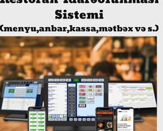 Restoran İdarəolunması Sistemi (menyu, anbar, kassa, mətbəx)