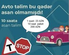 Xanımlar üçün sürücülük təlimi