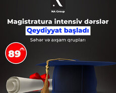 Magistratura qruplarına qeydiyyat başladı