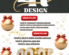 Lh Design Online Yeni İl Üçün Dizaynların Hazırlanması