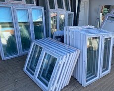 Plastik qapı və pəncərə