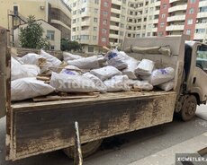 Tullantı (söküntü, zibil) katlavan daşınması