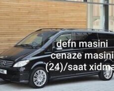 Cənazə maşıni Dəfn maşıni 24 saat