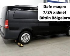 Dəfn maşıni 24 saat xidmət katavalka mafə