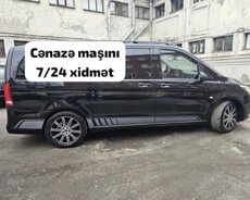 Cənazə maşıni 24 saat xidmət katavalka mafə