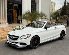 Mercedes Cclass cabrio kirayə toy maşıni