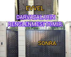 Darvazaların renglenmesi
