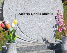Məzar Daşı | Qranit, Mərmər, Başdaşı | Şəkilli və Yazılı Sif